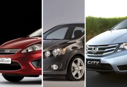 Sedans compactos premium: New Fiesta x Sonic x City