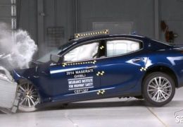 Maserati Ghibli é eleito a melhor escolha de segurança do IIHS