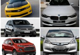 Carros mais vendidos de 2013, por categoria