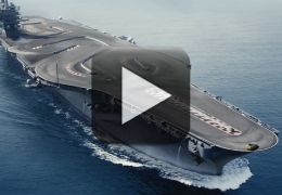 BMW coloca M4 fazendo drift em um porta-aviões