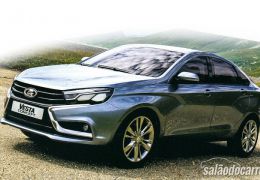 Imagens dos Lada Vesta Sedan e X-Ray chegam ao público