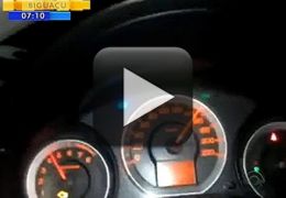 Motorista grava momento que seu carro chega aos 160 Km/h