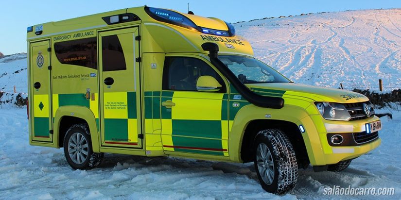 Amarok ganha versão ambulância no Reino Unido