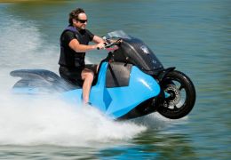 Você conhece a moto anfíbia Biski?