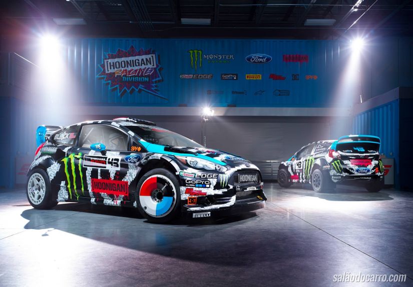 Ford Fiesta RX43 aparece radicalizando nas ruas de Dubai