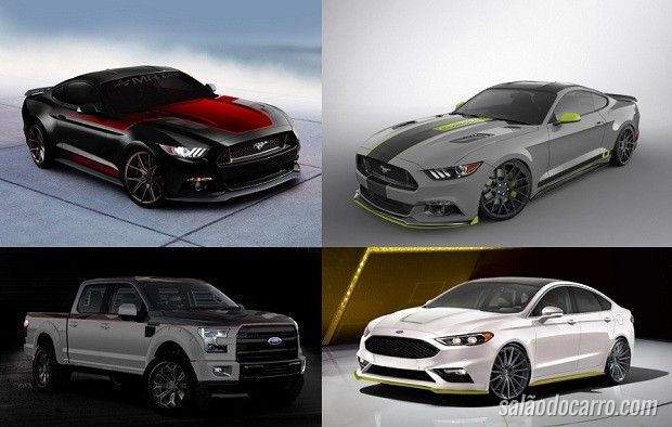 Ford apresentará versões modificadas do Mustang, Fusion e da F-150