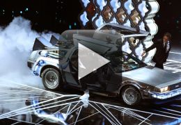 Delorean aparece na cerimônia do Oscar