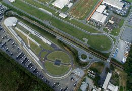 Apresentação do campo de provas para caminhões e ônibus MAN/Volkswagen