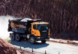 Lançamento global do caminhão Scania Heavy Tipper