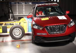 Nissan Kicks consegue 4 estrelas em teste de colisão do Latin NCap