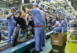 Produção de motos cresce 24,3% em maio
