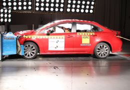 Toyota Corolla consegue nota máxima em testes de colisão