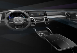 Kia divulga imagens do interior do novo Sorento