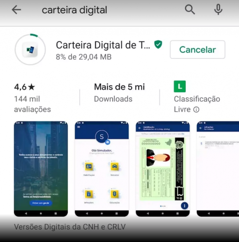 Motoristas poderão pagar multas com desconto através do app CNH Digital