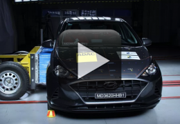 Novo HB20 patina em teste de colisão e fica com 1 estrela de 5 possíveis