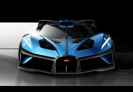 Bugatti apresenta conceito de supercarro de 1.850 cv