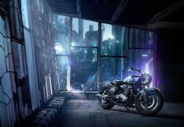 Royal Enfield SG650 ganha visual cyberpunk