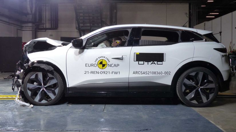 Megane E-Tech recebe nota máxima no EuroNCAP