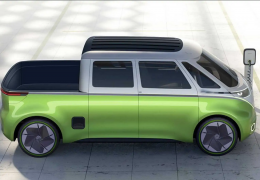Kombi elétrica ganha imagens em versão picape