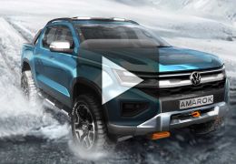 Nova Volkswagen Amarok 2023 terá central multimídia vertical