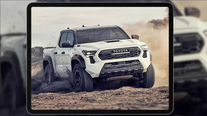Vazam imagens do projeto da nova Toyota Tacoma 2024
