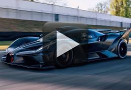 Bugati Bolide aparece em vídeo e confunde com “batmóvel”