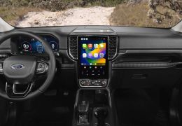 Ford apresenta interior da nova Ranger com novos painel de instrumento e tela multimídia