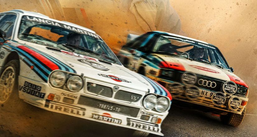 Filme que retrata rivalidade entre Audi e Lancia no rally ganha trailer