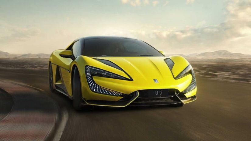BYD revela data de estreia do novo supercarro elétrico YangWang U9