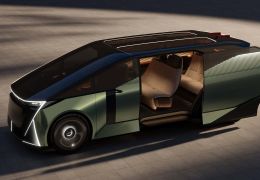 Lexus apresenta conceito de minivan com teto de vidro e seis rodas