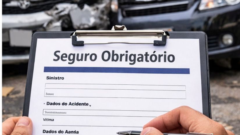Ilustração Seguro Obrigatório / Créditos: I.A.