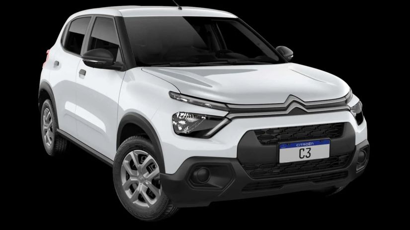 Citroën atualiza C3 e modelo se torna o carro mais barato do Brasil / Créditos: Divulgação Citroën