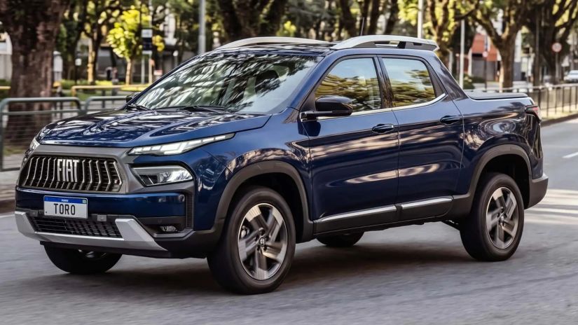 Fiat lança nova Toro híbrida 2027 com sistema MHEV de 48 volts / Créditos: Divulgação Fiat