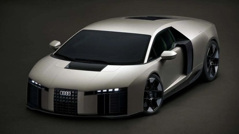 Audi apresenta conceito Nuvolari como carro de carbono para o mundo real / Créditos: Divulgação Audi
