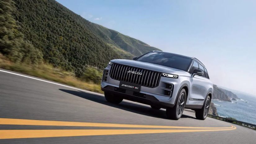 Novo Jaecoo 7 PHEV 2027 ganha nova lista de itens