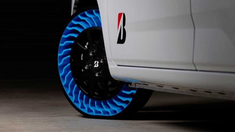Bridgestone apresenta primeiro pneu sem ar do mercado / Créditos: Divulgação Bridgestone
