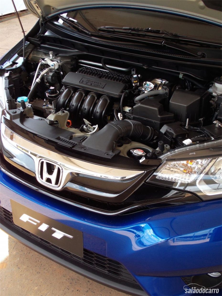 Sob o capô do Honda Fit - Motorização