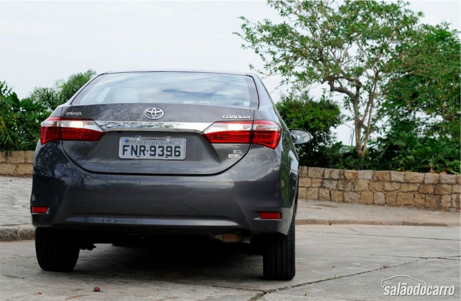 Traseira do Novo Corolla