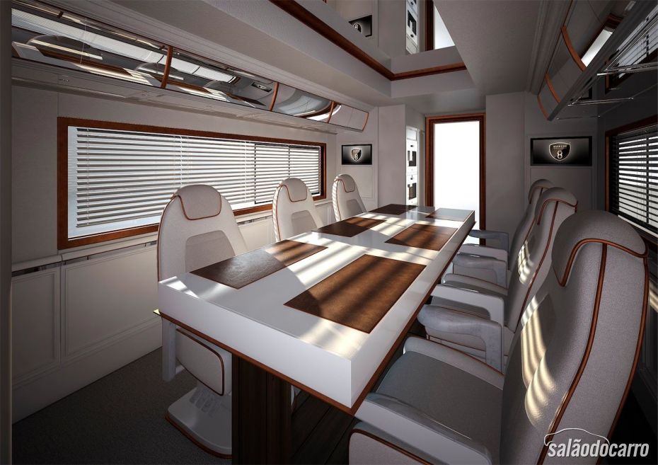 Interior com muito luxo e conforto