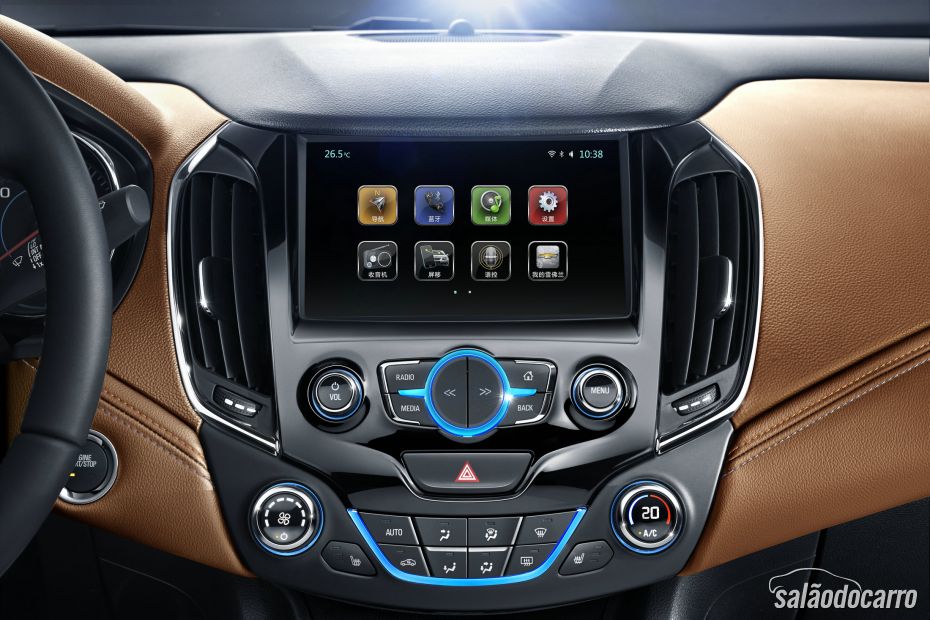 Novo console do novo Chevrolet Cruze