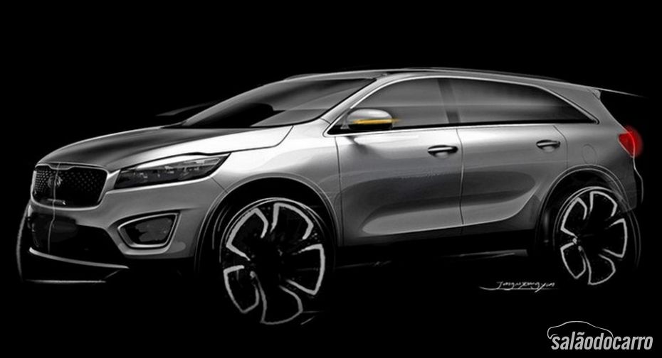 Kia revela interior do novo Sorento