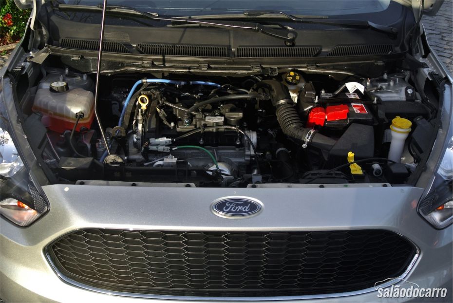 Sob o capô do novo Ford Ka