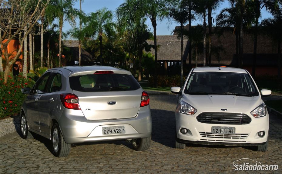 Versão Hatch e Sedan, lado a lado