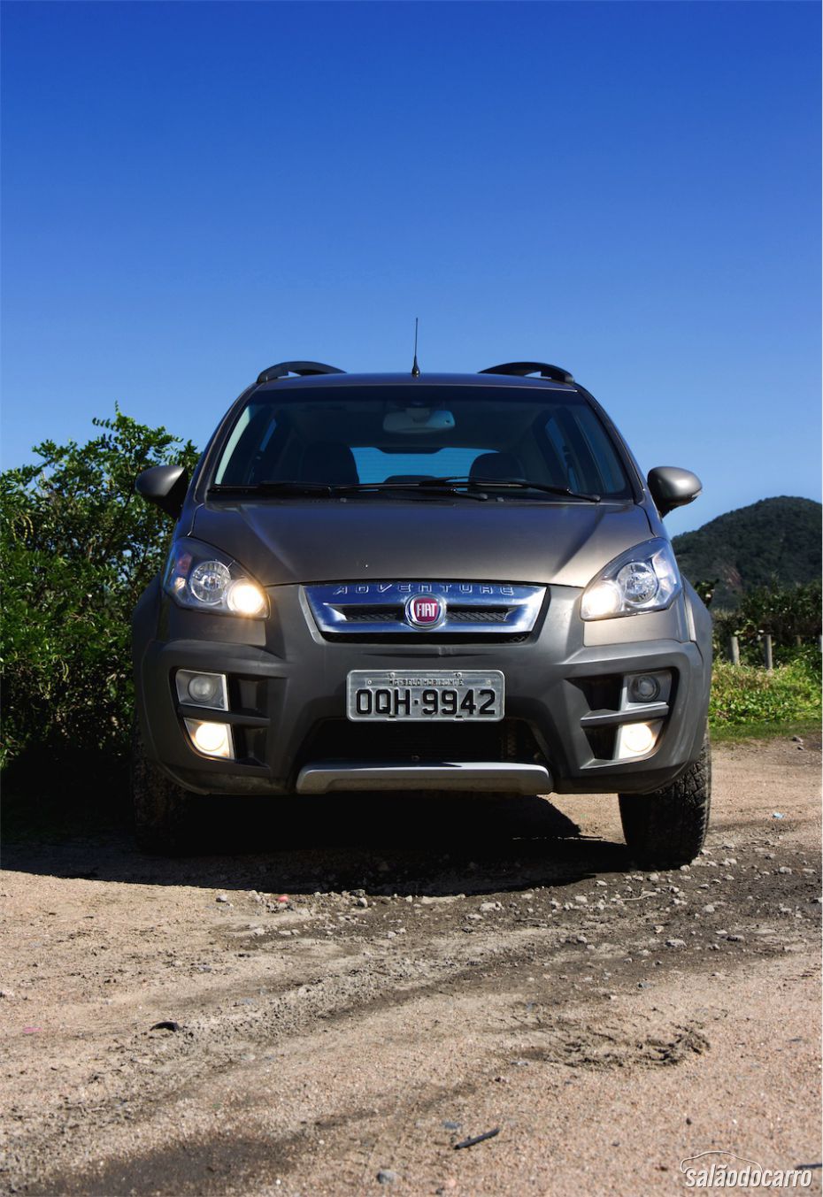 Detalhe da frente do Idea Adventure