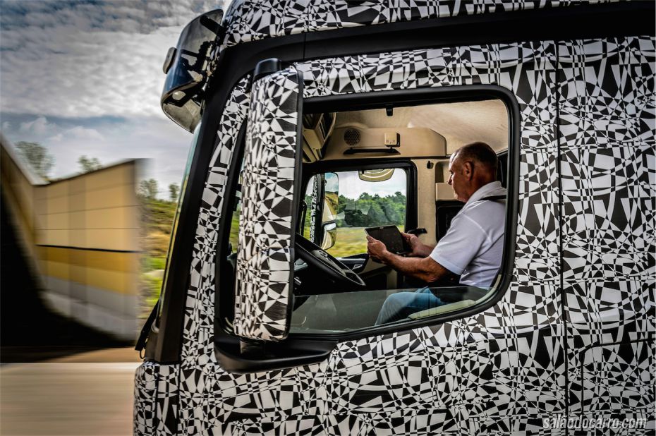 Mercedes estuda caminhão autônomo do futuro