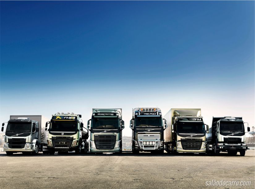 Linha Volvo FM, FMX e FH