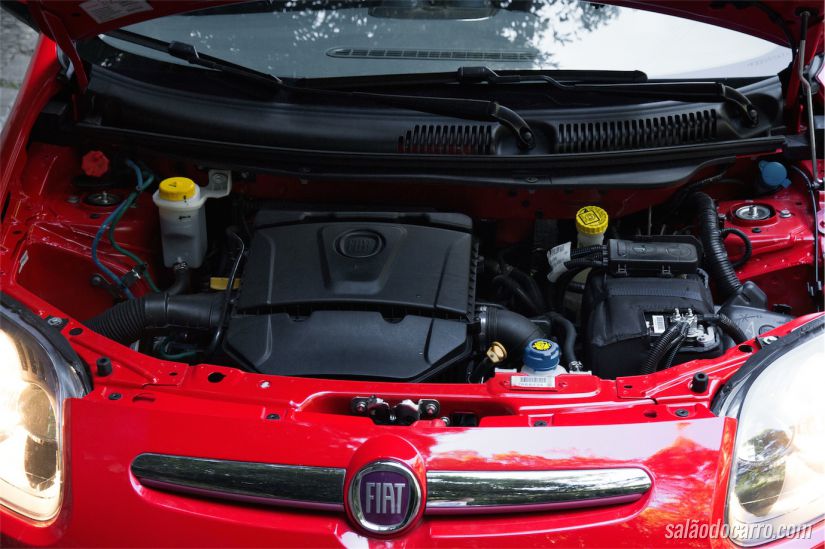 Sob o capô, o motor e-Torq 1.6 16V