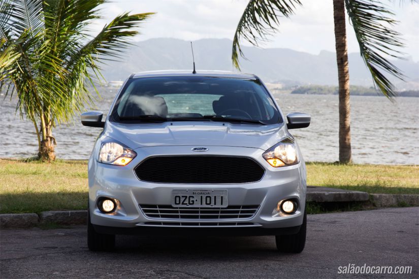 Grade frontal segue o padrão global da Ford