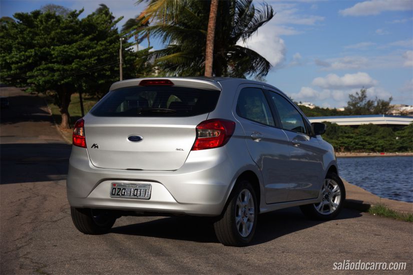 Visão da traseira do hatch