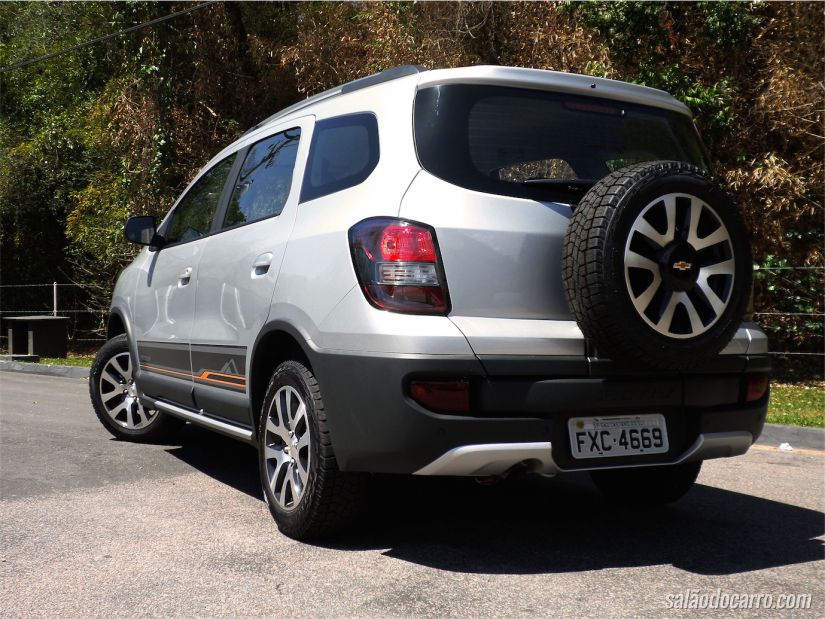 Versão 'aventureira' da Chevrolet Spin